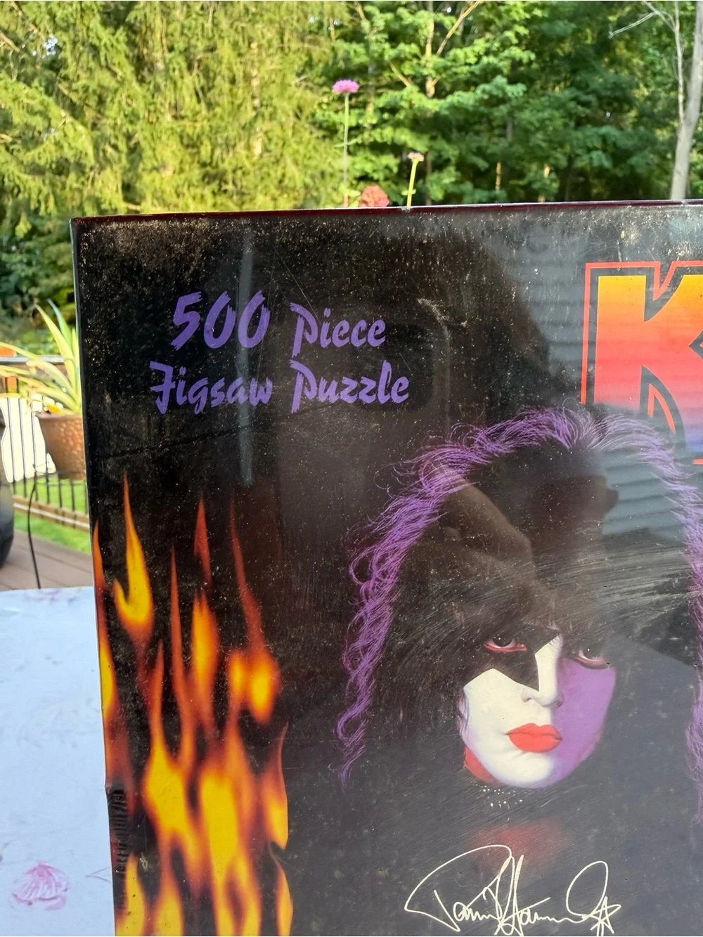 Kiss Band 500-Piece Jigsaw Puzzle - Black, Orange, Purple, Green - never opened